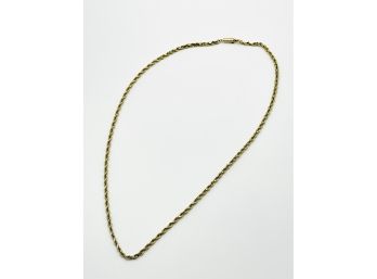 14 K Gold Necklace. Weighs 11.66 G