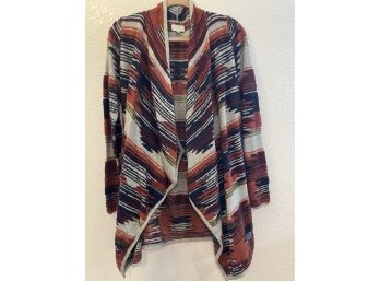 Lucky Brand Long Southwest Style Sweater Size M