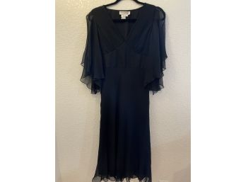 Bloomingdales Black Evening Gown, Size 6