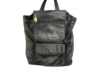 Fossil Classic Black, Genuine Leather, Backpack! #75082