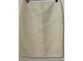 Michael Kors Thick Cotton Blend Skirt Size 8 / 21' Long