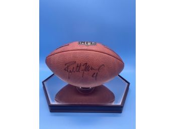 Authenticated Brett Favre Signed NFL Football