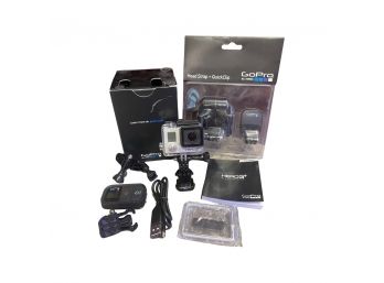 Brand New Hero3plus GoPro With Accessories. Including Headstrap,quickclip, Clicker, And More