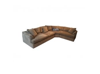 Amazing Tan Sectional Couch In Excellent Condition!