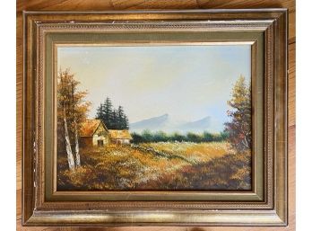 Autumn Scenery Oil On Canvas