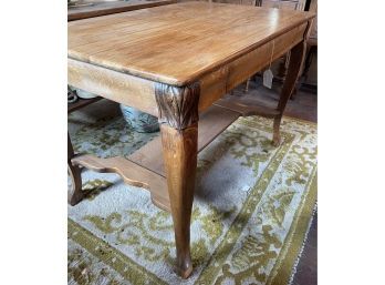 Solid Oak Library Table