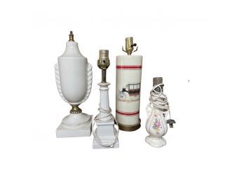 Various Styled Ceramic Lamp Bases! (4)