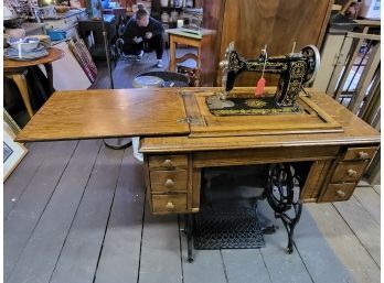 Hidden Sewing Table