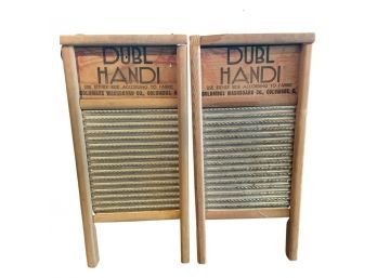 Pair Of Small Washboards (2)