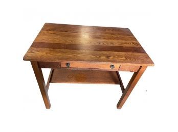 Mission Oak Library Table