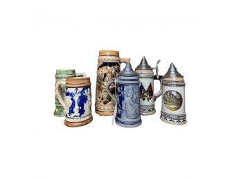 Collection Of Beer Steins! (6)