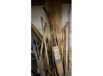Collection Of Various Wood Pieces / Lumber