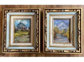 Lovely Pair Of Landscape Paintings
