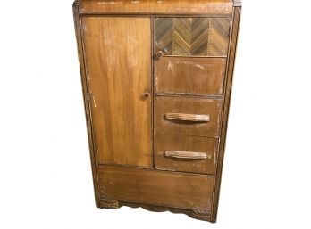 Antique Waterfall Wardrobe. A Perfect DIY Restore Project!