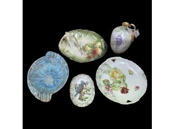 Lovely Assortment Of Decorative Plates And Mini Vase