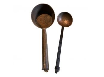 Small Copper Pan And Ladle