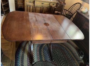 Antique Oval/square Foldable Table