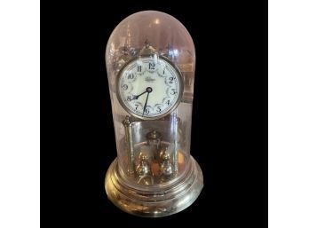 Linco Clock With Glass Dome