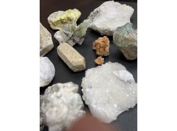 Quartz, Calcite, Sulphur,