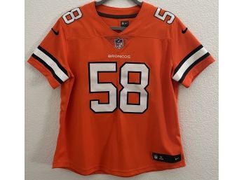 Nike On-field Dry-fit NFL '58' 'Miller' Broncos Jersey, Size L