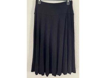 Black Mid-length Coldwater Creek Skirt, Size XS (4-6)