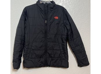 Women's Black North Face Zip-up Jacket, Size M