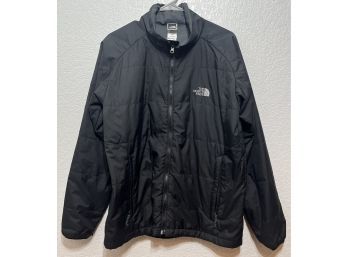 Men's Black North Face Zip-up Jacket, Size M