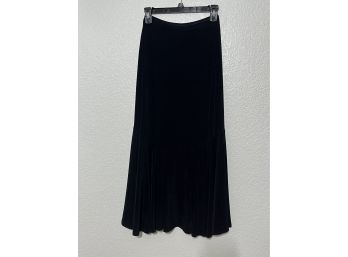 Long Black Goldwater Creed Skirt, Size PXS