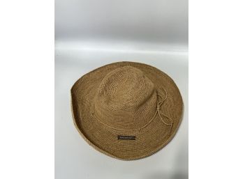 Tan Sunhat From Madagascar Hat Company, Size M (handmade In Madagascar)