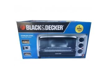 Black&decker Stainless Steel Toaster Oven In Box