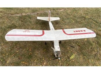 Kadet LT-40 ARF Model Airplane With Motor. May Need Repairs. Untested