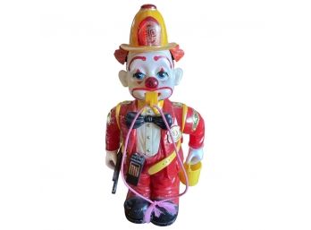 Vintage Clown Firefighter Toy