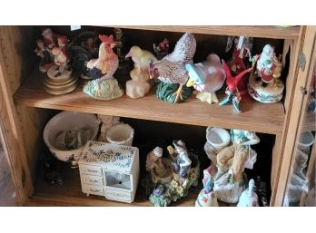 Beautiful Collection Of Figurines. Includes People And Bird Ceramics