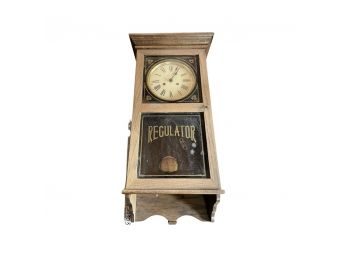 Vintage Large Regulator Wall Clock