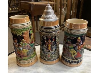 Authentic German Steins (3)