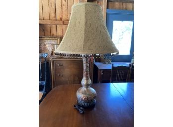 Copper Silver Lamp (32in)