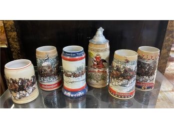 Anheuser Busch Stein Lot (6)