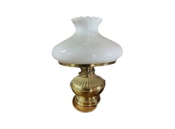 Table Lamp With Removable Glass Shade