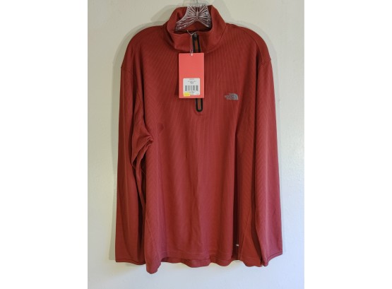 The North Face Half Zip Vaporwick Fabric Pull Over - XL