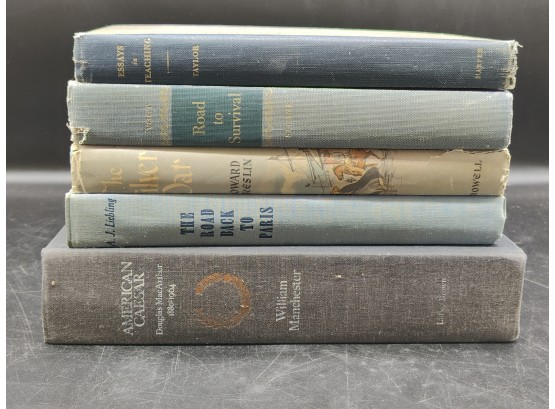 Books From The Early To Mid 1900s
