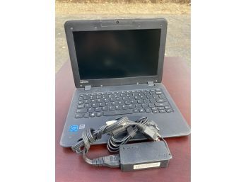 Lenovo Laptop With Cords (Untested And Will Need To Be Factory Reset)