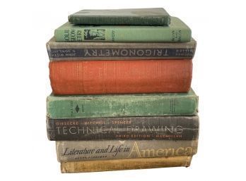 Collection Of Antique Hardcover Books