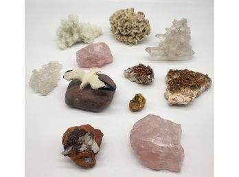 Assortment Of Rocks/crystals, Etc.