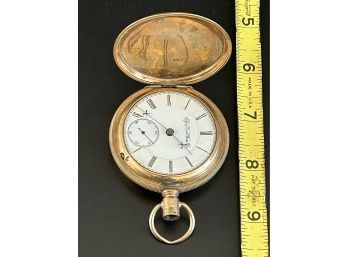 Elgin National Watch Company Pocketwatch - Crack On Front