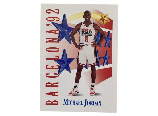 1992 Michael Jordan USA Basketball Team Barcelona 1992 NBA Basketball Card