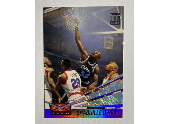 1993 TOPPS Stadium Club Holo Shaquille ONeal Card 1 Of 27 In Series