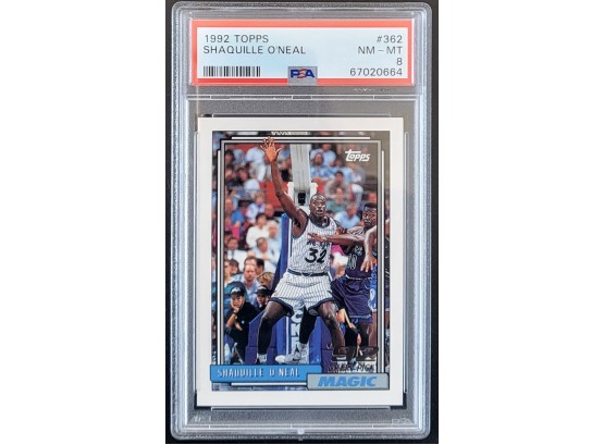Shaquille O'Neal, Rookie, PSA 8, 1993 Topps