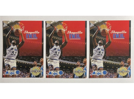 1993 Shaquille ONeal Orlando Magic ROOKIE CARDS By Skybox! 3 Count