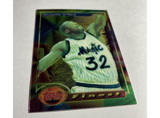 1994 NBA Orlando Magic Multicolor Shaquille ONeal Finest By TOPPS