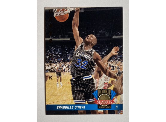 Shaquille ONeal ROOKIE CARD! 1993 Upper Deck Rookie Standouts, Orlando Magic